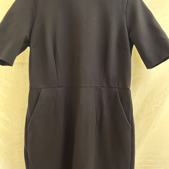 Lands’ End Black Sheath Dress -Classic Work Dress – Size 14P - Picture 7 of 10